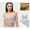 Роскошный 100% кашемировый вязаный спортивный бюстгальтер для Ultimate Comfort