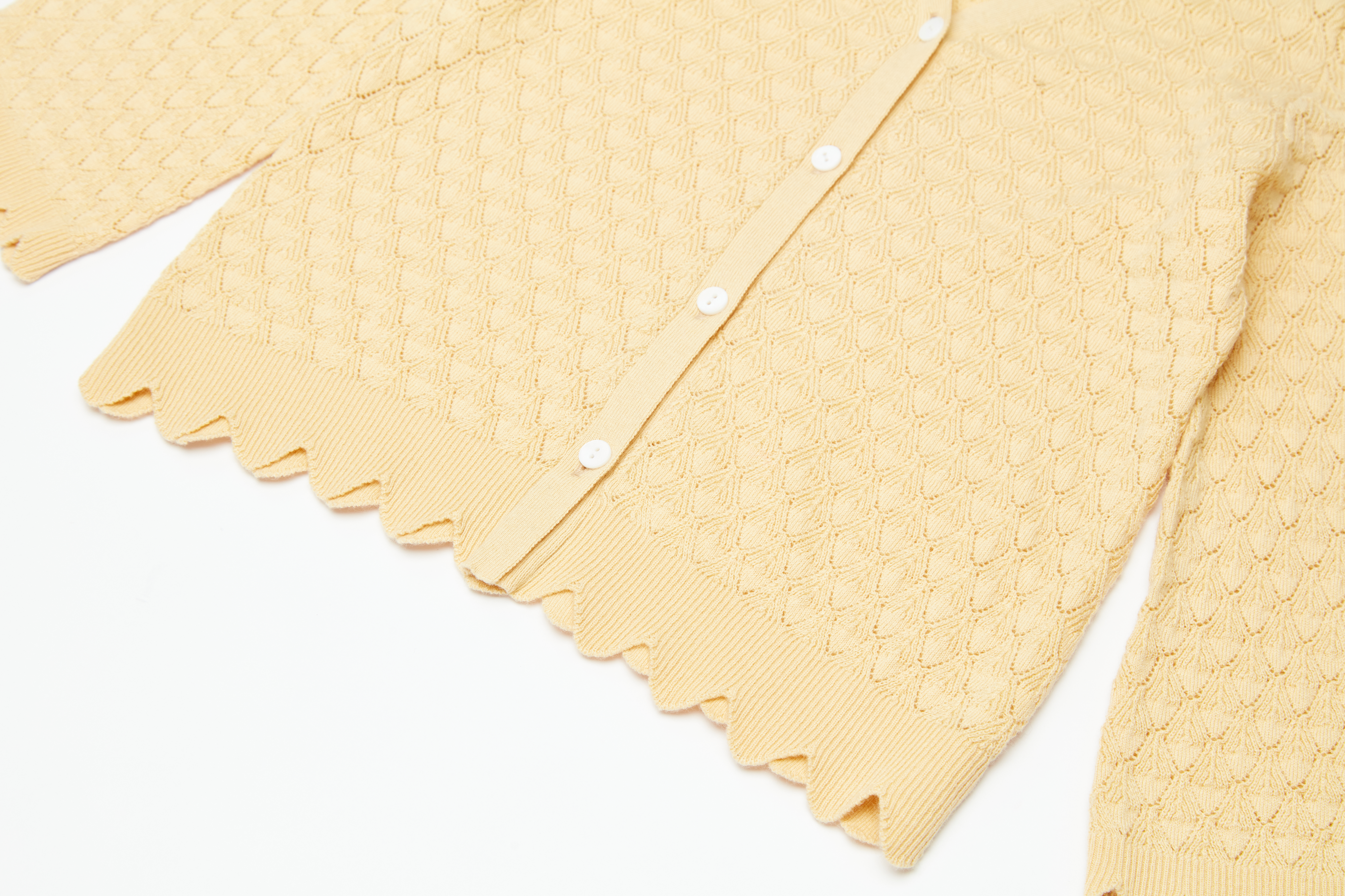 ДЕТСКИЙ КАРДИГАН ИЗ ХЛОПКА, НЕЙЛОНА, ШЕЛКА